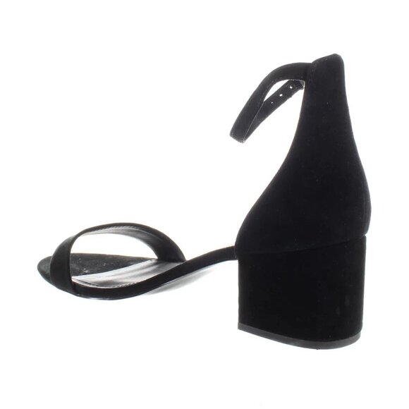 Steve Madden Women's Irenee Suede Heeled Sandal in Black size 10 - Picture 2 of 3